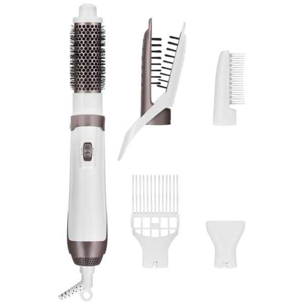 Фен-щетка для волос Rowenta Premium Care CF7830F0, белый, розовый ...