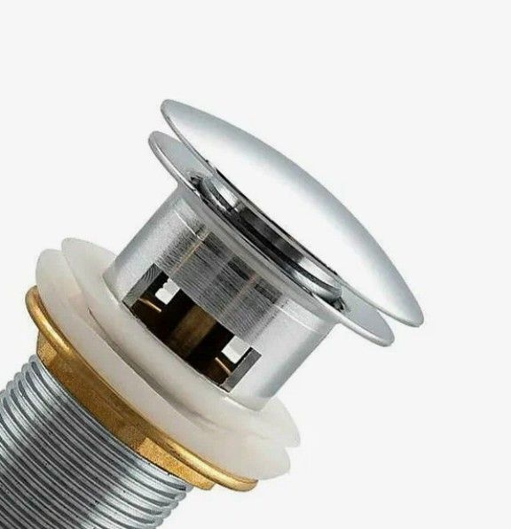 Донный клапан для раковины c переливом Koer PW-03-01 хром 1/4 - купить ...