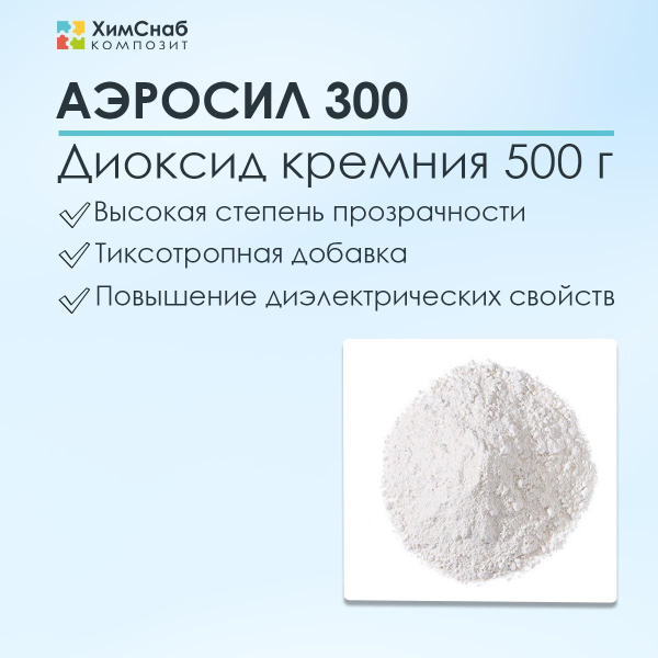 Аэросил загуститель (диоксид кремния) А-300 500 г - купить с доставкой ...