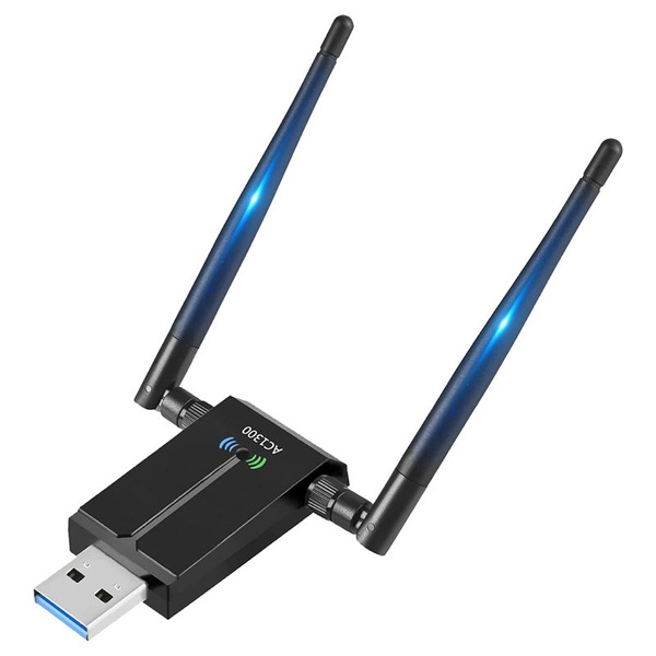 1300 Мбитс USB WiFi адаптер дальнего действия для ПК настольный ноутбук ...