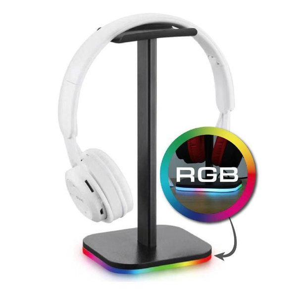 Подставка для наушников игровых с RGB подсветкой, держатель игровой ...