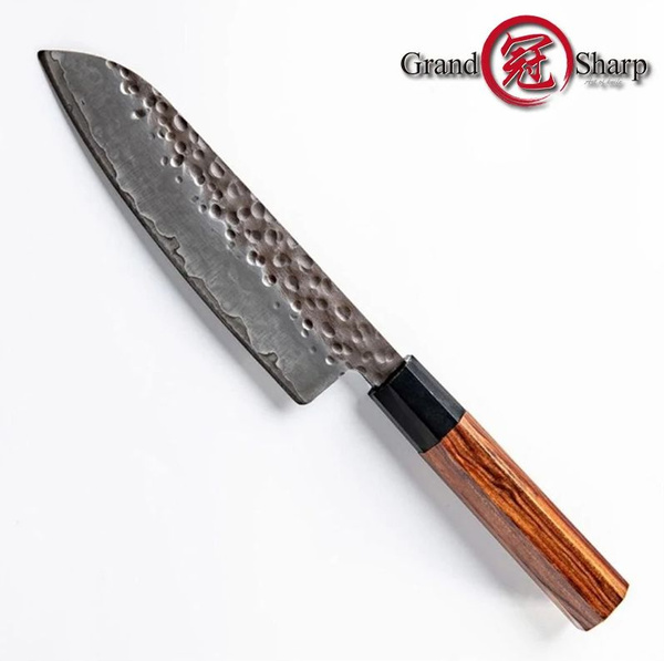 Купить Santoku нож 7 дюймов ручной работы кухонные ножи японские 3 ...