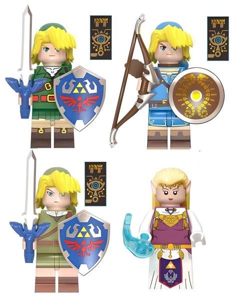 Набор минифигурок Зельда / The Legend of Zelda совместимa с ...