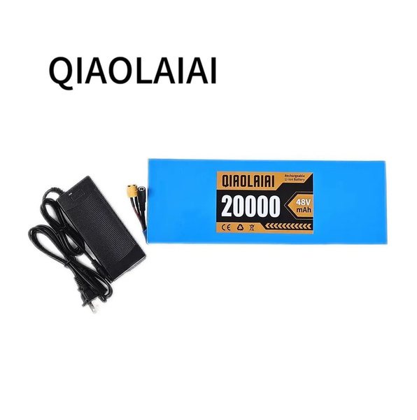 48V 20000 мАч Литиевая батарея 18650 13S6P 1000W Электрический ...