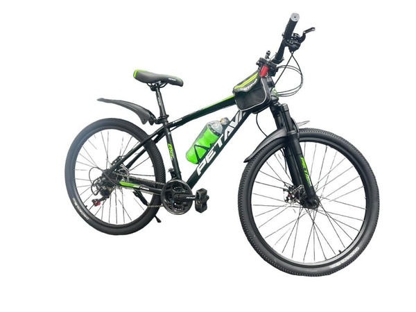 Велосипед Petava X-500 черно-зеленый - купить по выгодной цене в ...