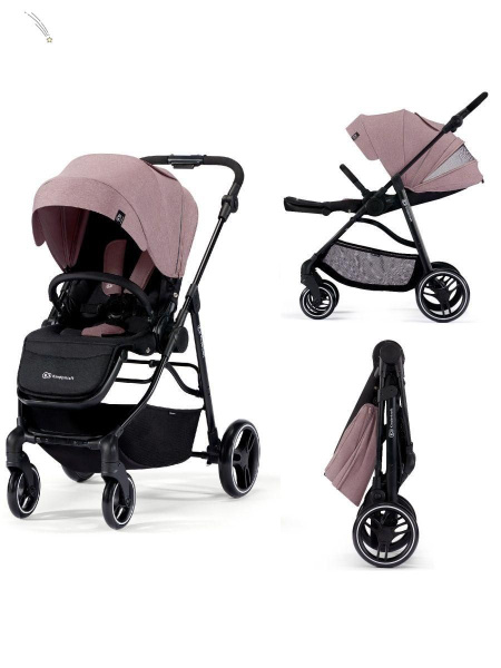 Коляска прогулочная Kinderkraft Vesto, с поворотным сиденьем, с ...
