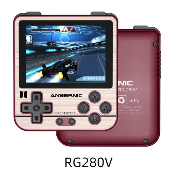 Игровая приставка Rg280v, аркадная ностальгическая игра, портативная ...