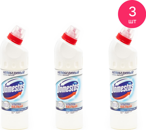 Чистящее средство для туалета Domestos / Доместос Ультра белый гель для ...
