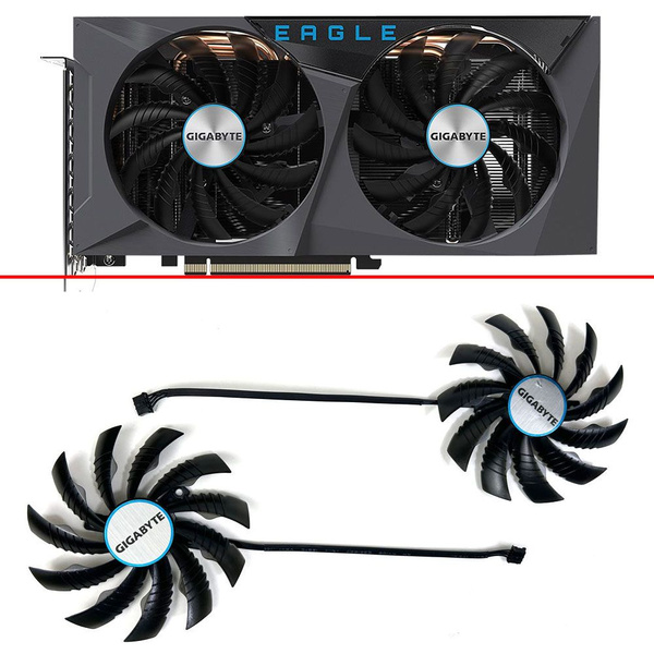 Вентилятор видеокарты для Gigabyte GeForce RTX3060 3060Ti EAGLE OC 95MM ...