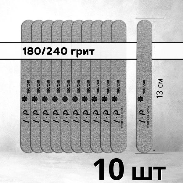 Мини-пилки для ногтей 180/240 грит - 10 шт - купить с доставкой по ...