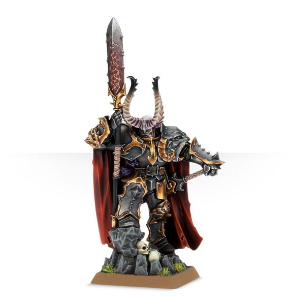 Смола Миниатюра Warhammer AOS Chaos lord / миниатюр для настольной игры ...