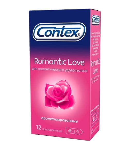 Презервативы CONTEX Romantic Love ароматизированные 12 шт./упак ...