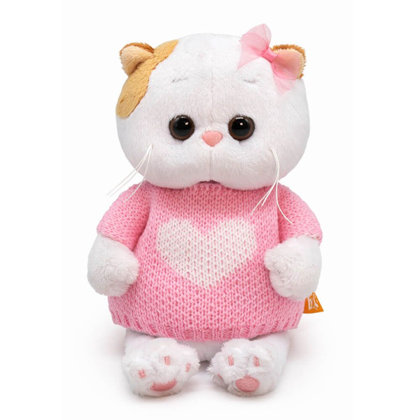 Мягкая игрушка Кошечка ЛиЛи BABY в свитере с сердцем 20см купить на ...