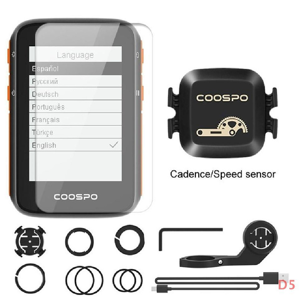 Велокомпьютер Coospo BC200, беспроводной Bluetooth-компьютер ANT+ GPS ...