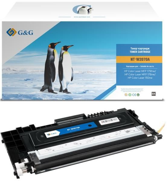 Расходник для печати G&G NT-W2070A, Черный (black), для лазерного ...
