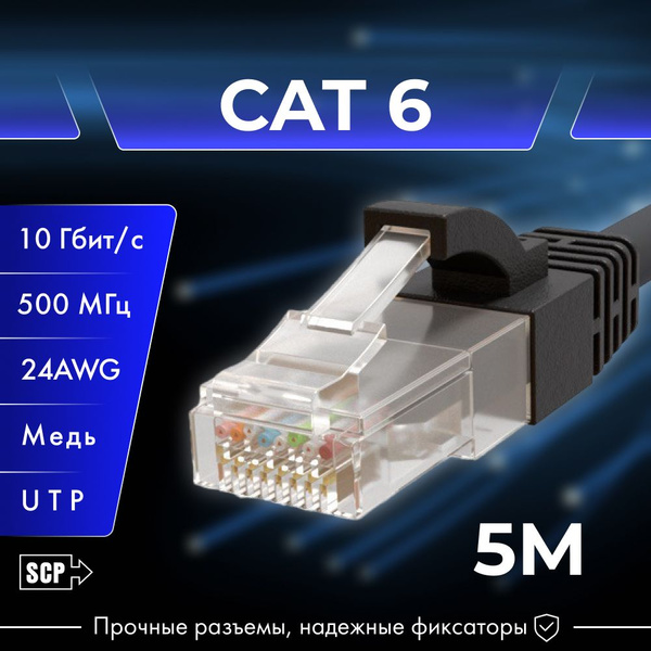 Кабель RJ-45 Ethernet (Cat. 6) SCP Cat_RJ-45 Ethernet (Cat. 6) - купить ...
