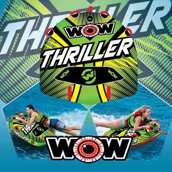 Буксируемый баллон WOW Thriller, надувная водная ватрушка 1 местная ...