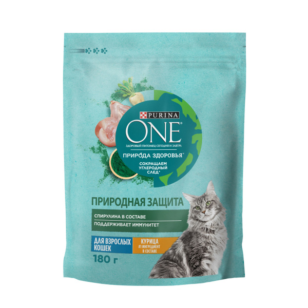 Сухой корм Purina One Природа Здоровья для взрослых кошек с курицей ...