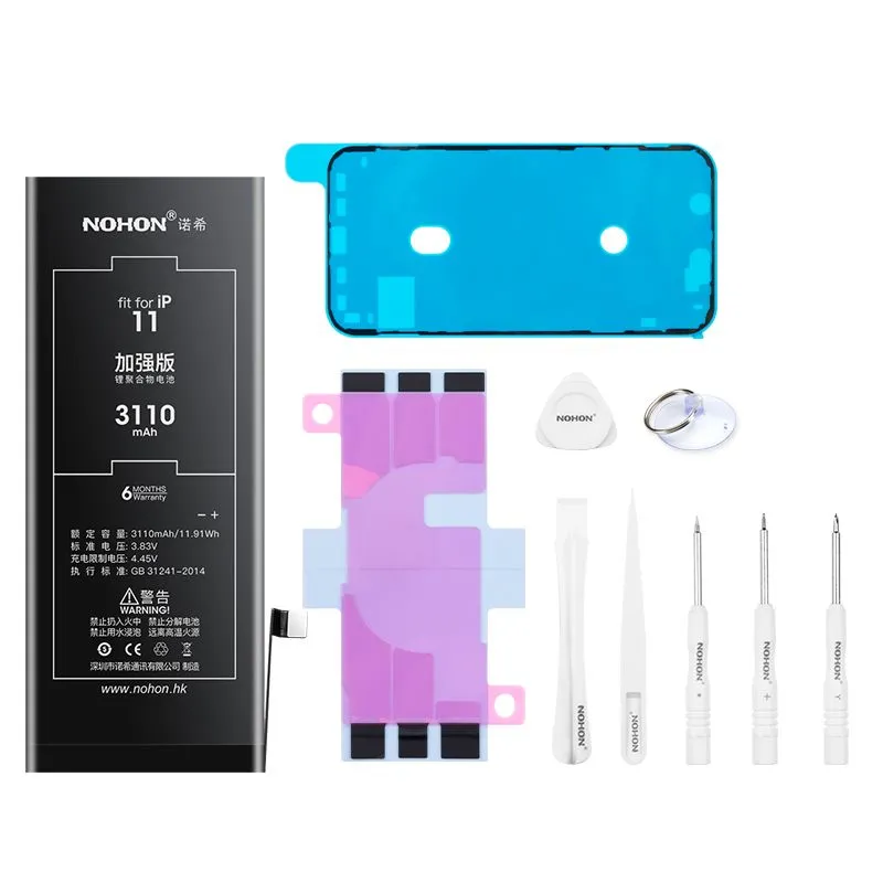 Аккумулятор для iPhone 11 - 3110mAh, Nohon - купить с доставкой по ...
