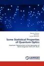 Some Statistical Properties of Quantum Optics - Mansour Ahmed, Reda Zait, Ismaiel Hassanien