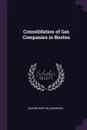 Consolidation of Gas Companies in Boston - George Weston Anderson