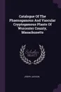 Catalogue Of The Phaenogamous And Vascular Cryptogamous Plants Of Worcester County, Masachusetts - Joseph Jackson