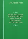 Police and peace officers' journal of the State of California. Mar. 1943-Dec. 1944 - Calif. Police Dept