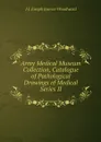 Army Medical Museum Collection, Catalogue of Pathological Drawings of Medical Series II - J.J. Joseph Janvier Woodward