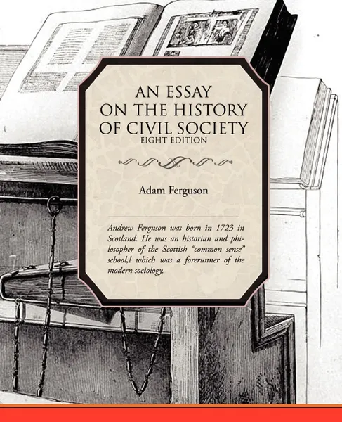 Обложка книги An Essay on the History of Civil Society, Adam Ferguson