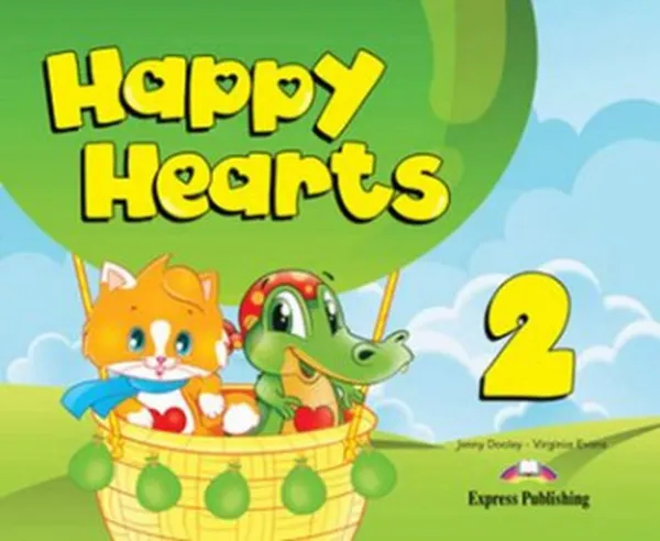 Обложка книги Happy Hearts 2: Pupil's Book (with press outs and stickers), Дули Дженни, Эванс Вирджиния