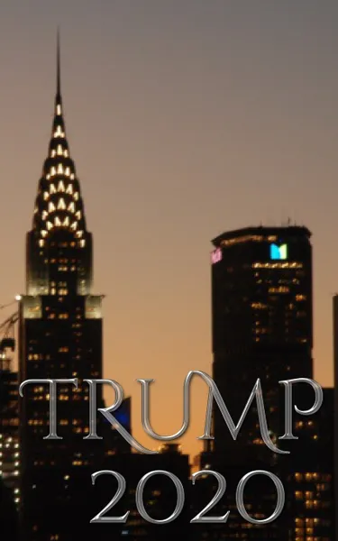 Обложка книги Trump-2020  Chrysler  Building New York City Sir Michael writing Drawing Journal., Sir Michael Huhn, Michael Huhn