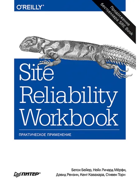 Обложка книги Site Reliability Workbook. Практическое применение, Рензин Дэвид, Кавахара Кент