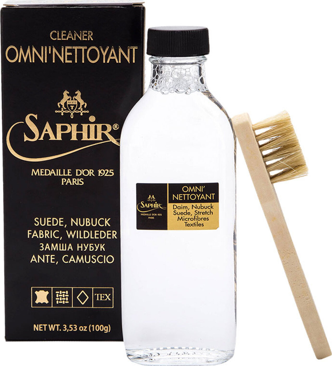 фото Очиститель для замши и нубука Saphir Medaille D'or Omni Nettoyant