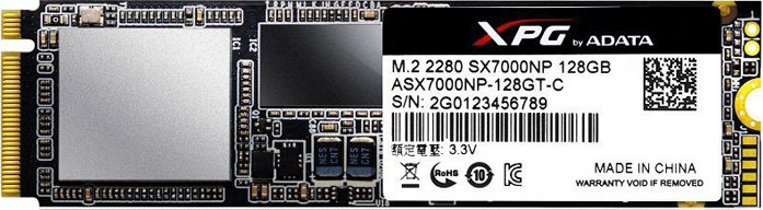 фото Твердотельный накопитель 128Gb SSD ADATA SX7000, ASX7000NP-128GT-C