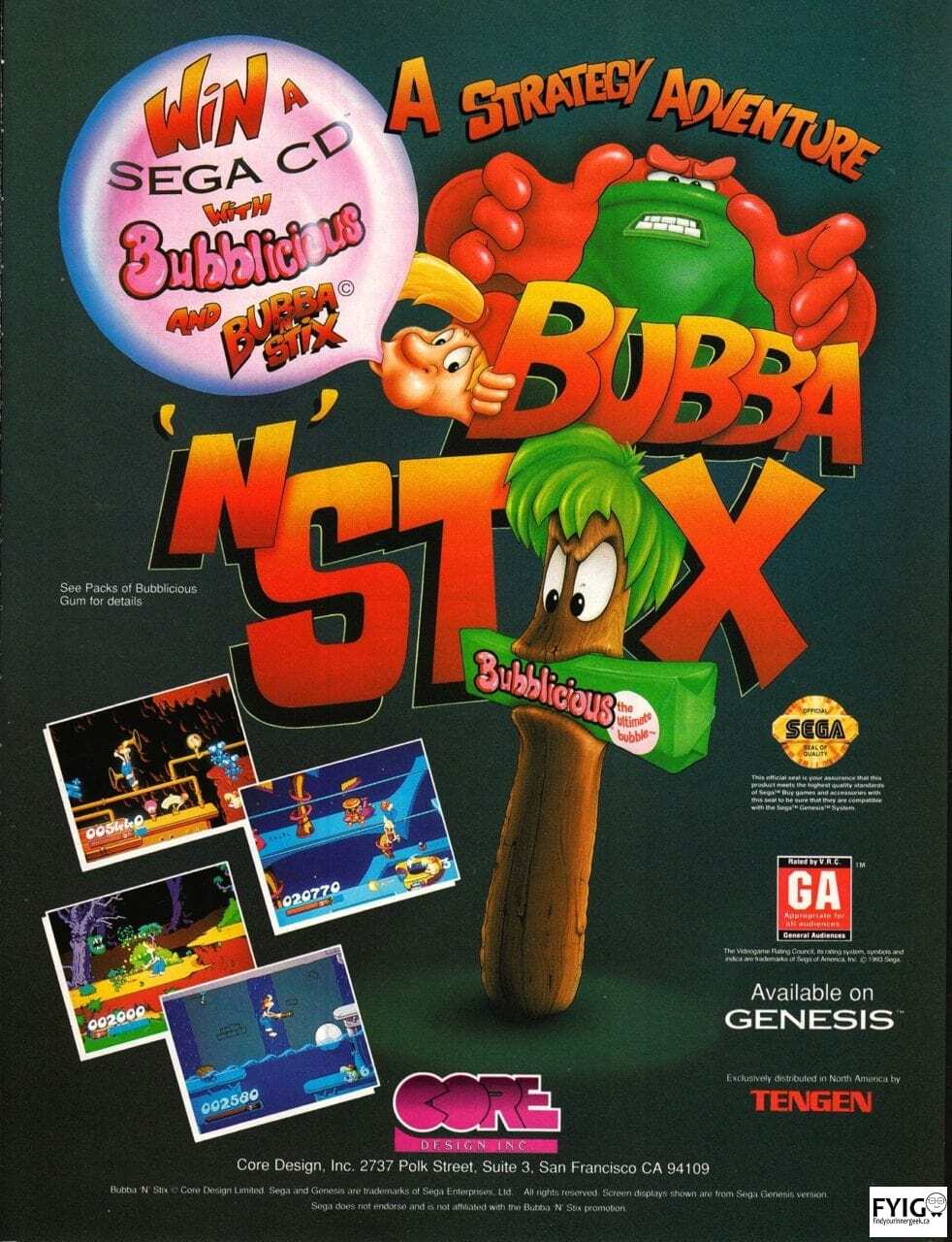 фото Megadrive Portable Bubba'n'Stix (MDP-02)