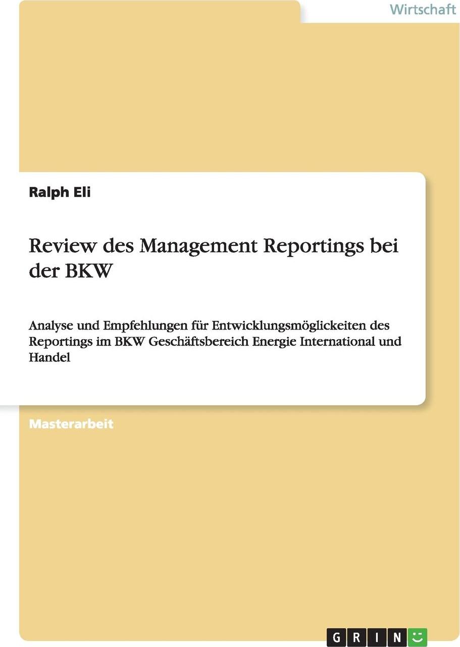 фото Review des Management Reportings bei der BKW