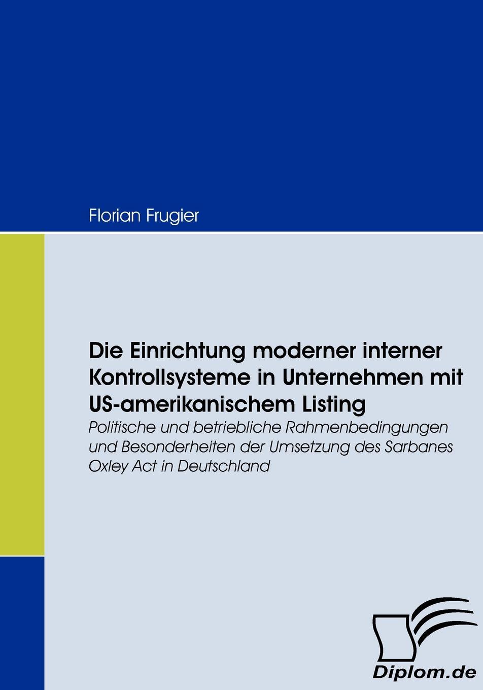 фото Die Einrichtung moderner interner Kontrollsysteme in Unternehmen mit US-amerikanischem Listing