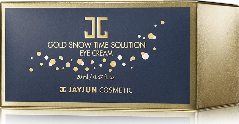 фото JAYJUN Gold Snow Time Solution Eye Cream Крем вокруг глаз антивозрастной премиум класса с микрочастицами золота Jay jun