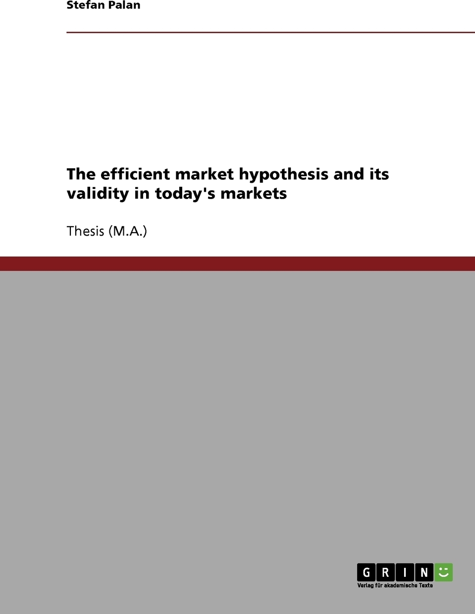 фото The Efficient Market Hypothesis and its Validity in Today's Markets