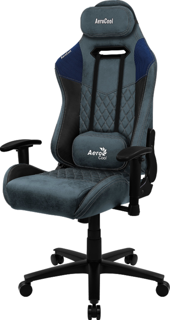 Игровое компьютерное кресло Aerocool DUKE Steel Blue синий ...