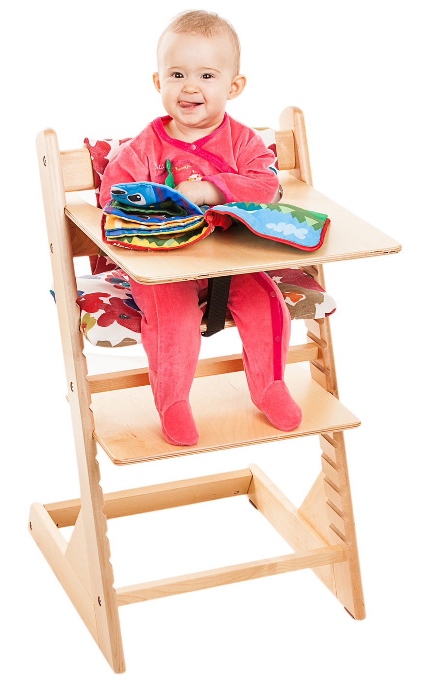 Растущий регулируемый стул Kid-Fix цвет махагон