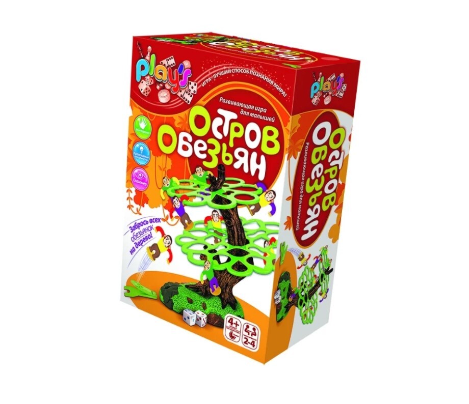 Игра настольная "Остров обезьян" — купить в интернет-магазине OZON с ...