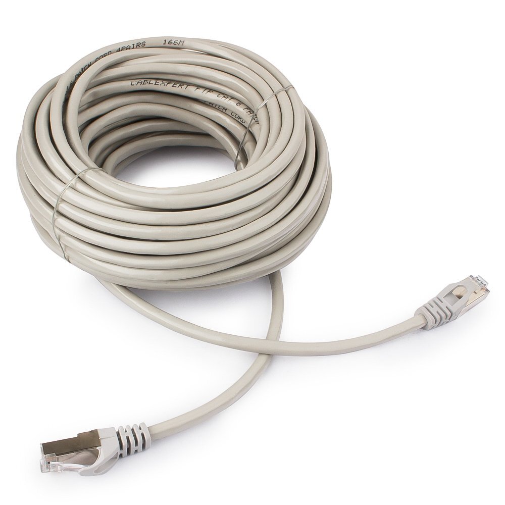 CablexpertКабельдляинтернет-соединенияRJ-45/RJ-45,15м,серый