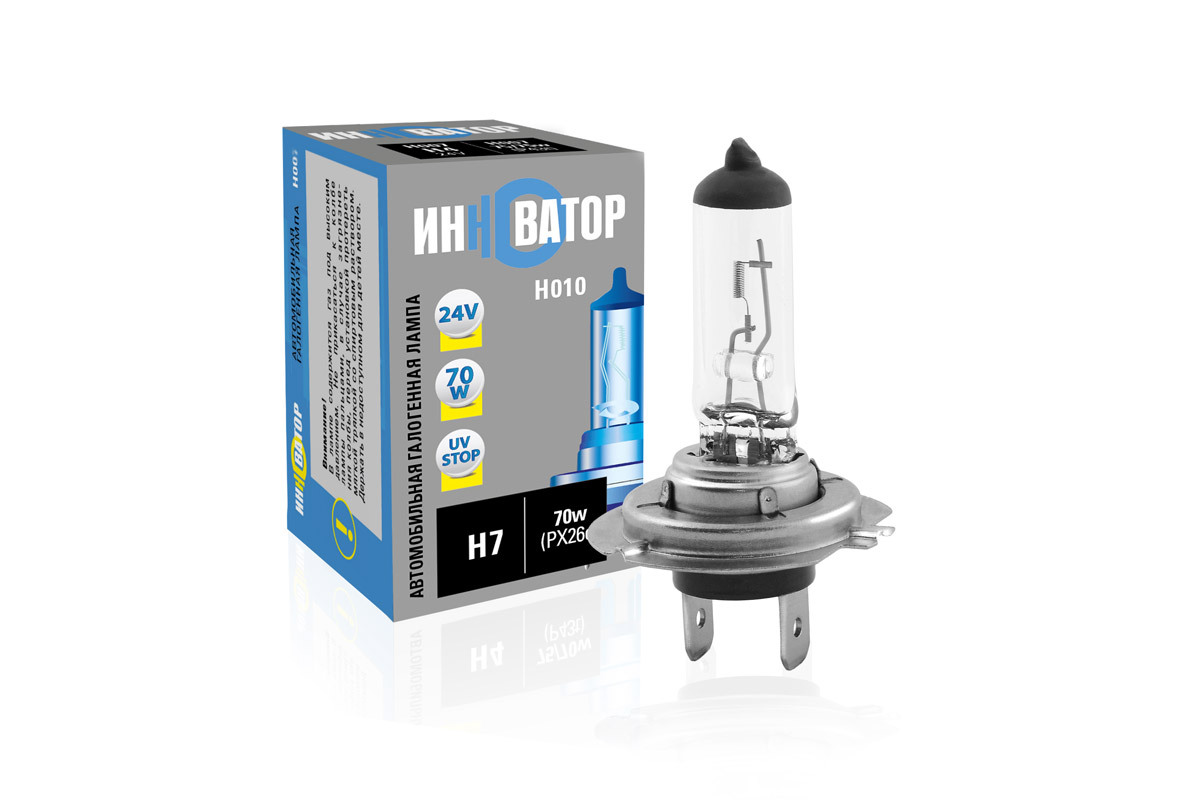 Лампа автомобильная Инноватор H7 70 Вт, 1 шт. купить по низкой цене с ...