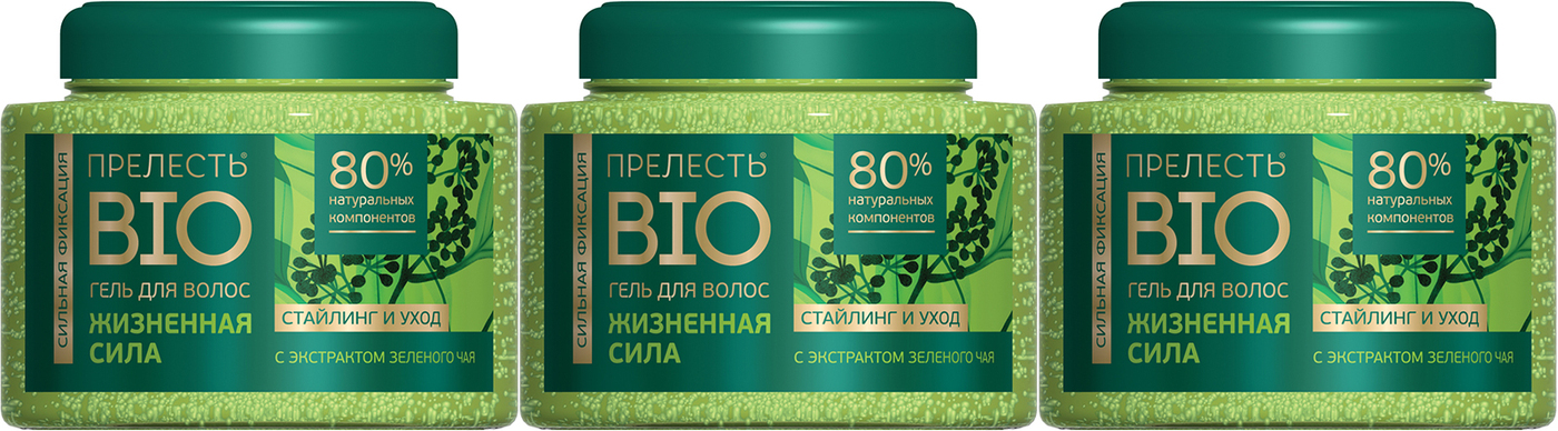 Прелесть Bio НАБОР Гель для укладки волос "Жизненная сила" СФ, с ...
