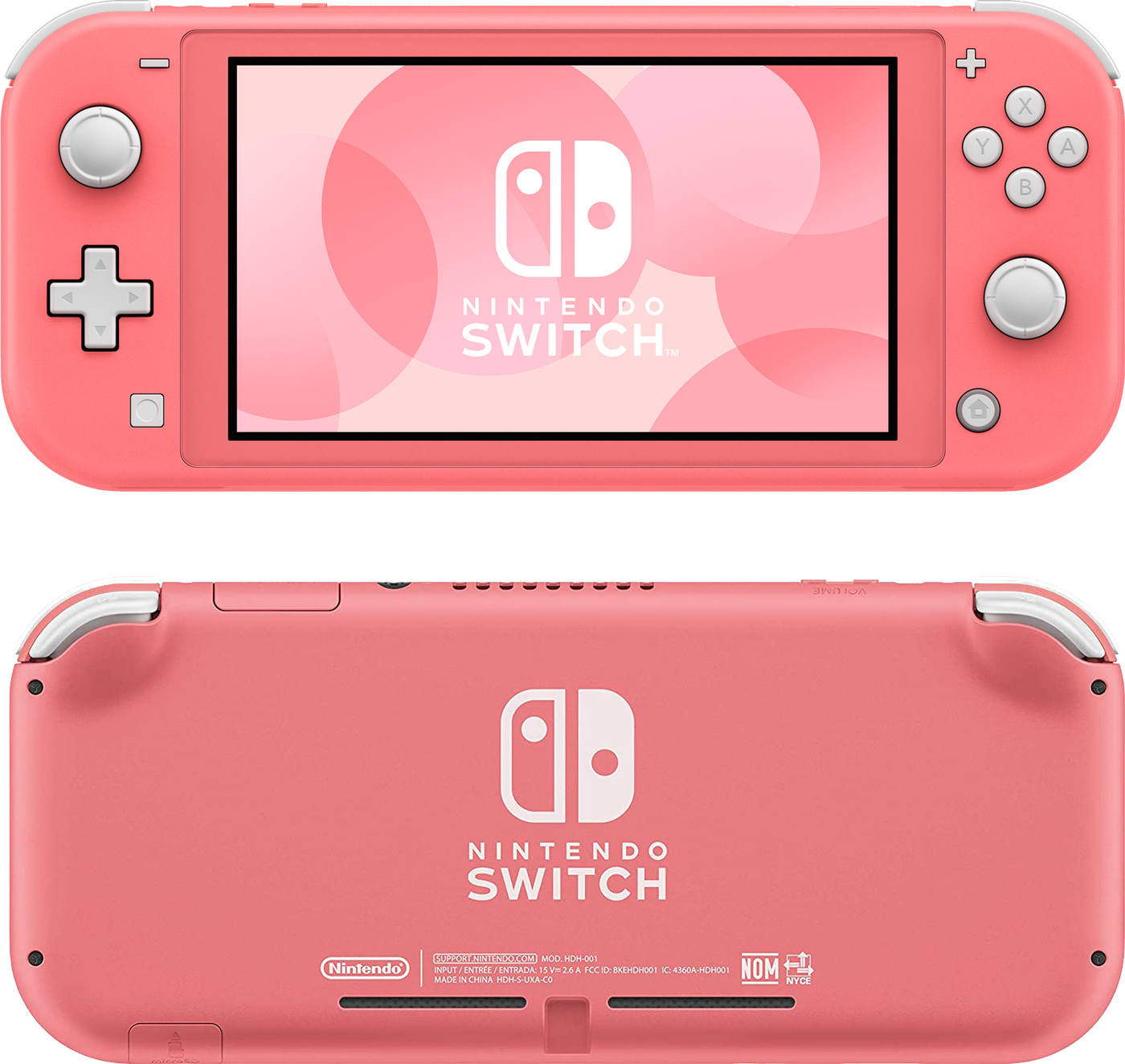 Игровая приставка Nintendo Switch Lite 32 ГБ, коралловый