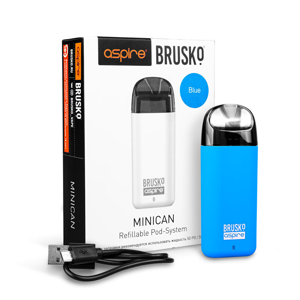 POD система BRUSKO MINICAN, 350 mAh, Blue