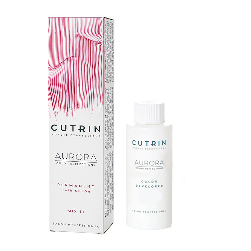 CUTRIN AURORA Крем-краска для волос 7.443 Морошка, 60 мл, шт ...