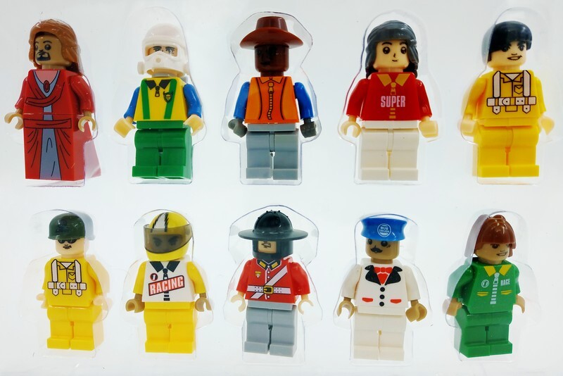 Минифигурки человечков, набор 10 штук, совместимы с Лего. Lego ...