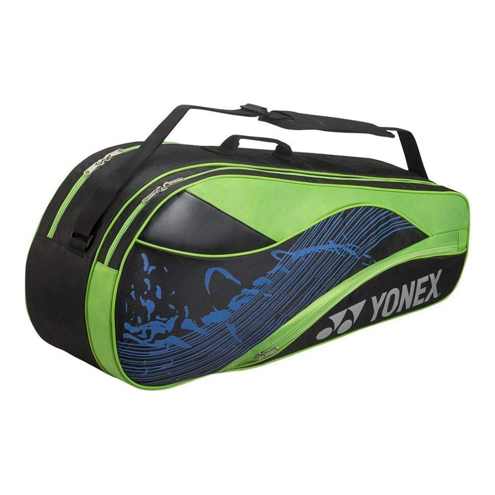 Сумка для бадминтона. Сумка для ракеток Yonex 4826ex (Black/Lime). Теннисная сумка Yonex зеленая. Сумка йонекс для бадминтона. Сумка для бадминтона Yonex.